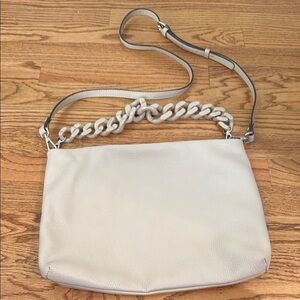 Elegant Beige Shoulder Bag Gianni Chiarini made in Italy LEATHER